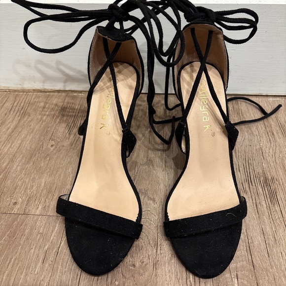 Allegra K lace up heels - Picture 1 of 4